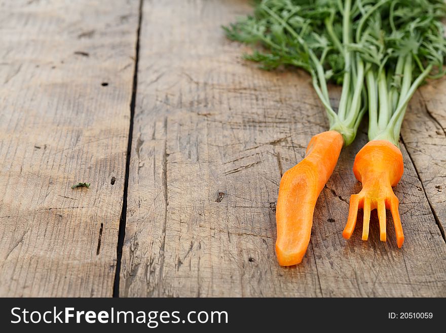 Carrot Fork And Knife