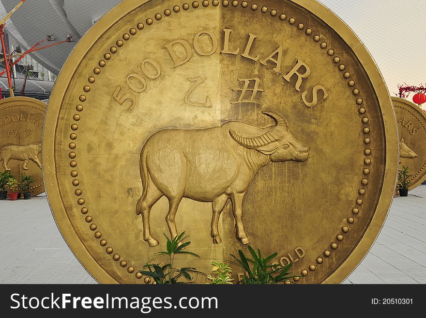 Gold Coin Of Buffalo