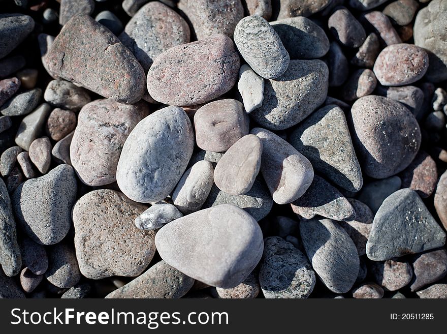 Rocks on a stone beach in sweden. Rocks on a stone beach in sweden