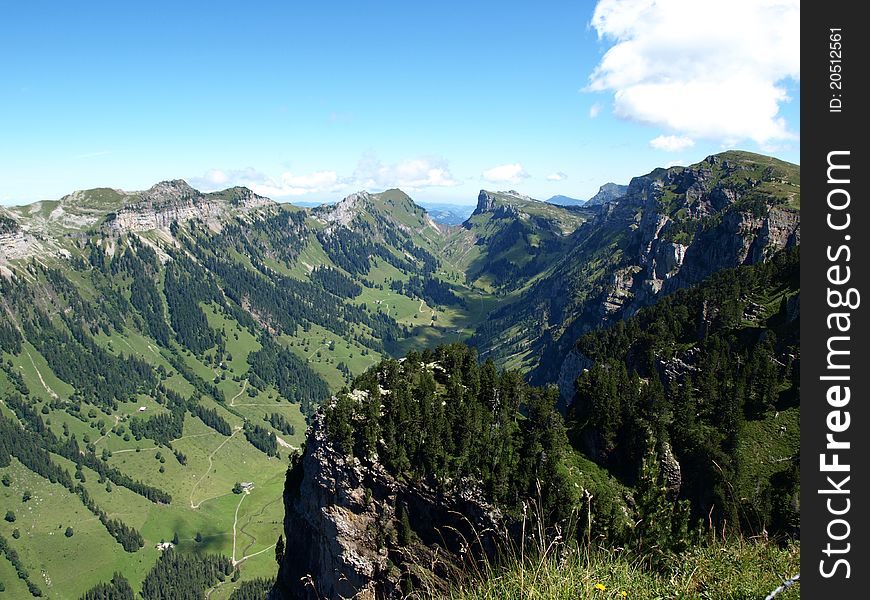 Beautiful mountain landscape in Switzerland. Beautiful mountain landscape in Switzerland