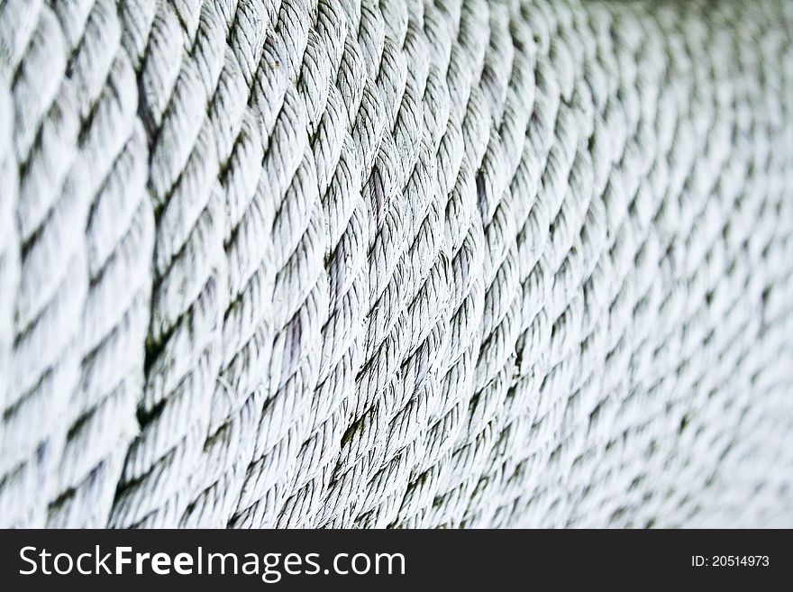 The white hemp rope texture