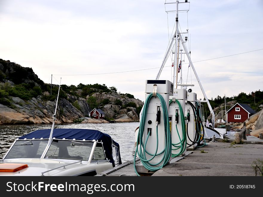 Gasoline station in Norway for any boats