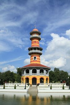 Wehart Chamrun Throne In Bang Pa-in , Thailand Stock Photo Wehart Chamrun Throne In Bang Pa-in , Thailand Stock Photo