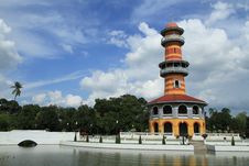 Wehart Chamrun Throne In Bang Pa-in , Thailand Stock Photo Wehart Chamrun Throne In Bang Pa-in , Thailand Stock Photo