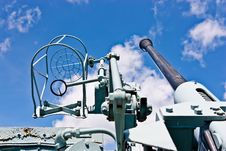 Canadian Destroyer Anti Aircraft Gun Royalty Free Stock Image Canadian Destroyer Anti Aircraft Gun Royalty Free Stock Image