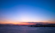 Hong Kong Victoria Harbour Sunset Royalty Free Stock Photo Hong Kong Victoria Harbour Sunset Royalty Free Stock Photo