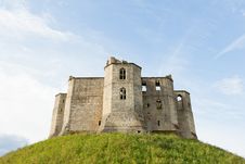 Ruined Castle On A Hill Royalty Free Stock Photography Ruined Castle On A Hill Royalty Free Stock Photography