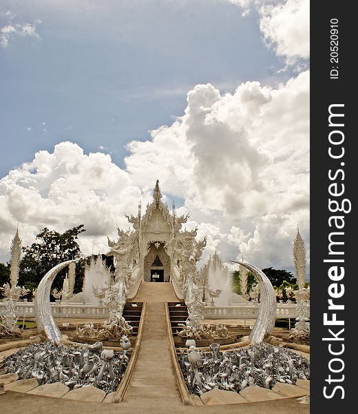 Wat Rhong Khun with Thai Stucco, Chiang Rai