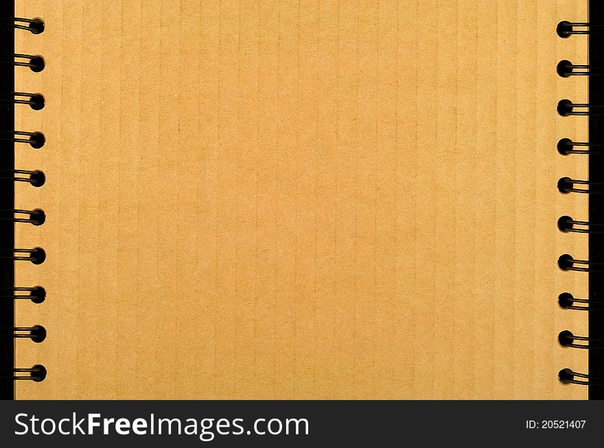 Open blank cardboard , on cardboard background