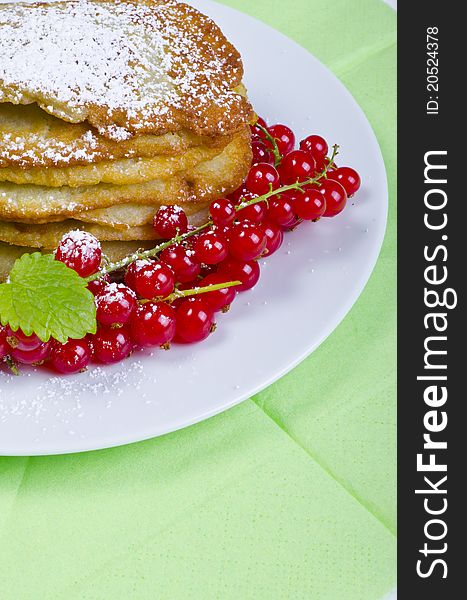 Polish potato pancakes are liked with children like adults very much.
