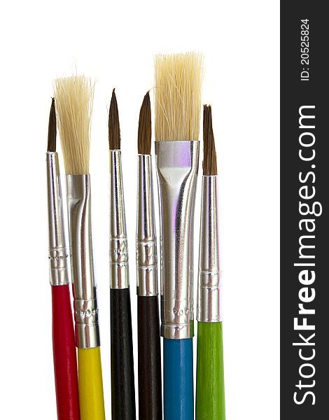 Set Of Brushes For Painting