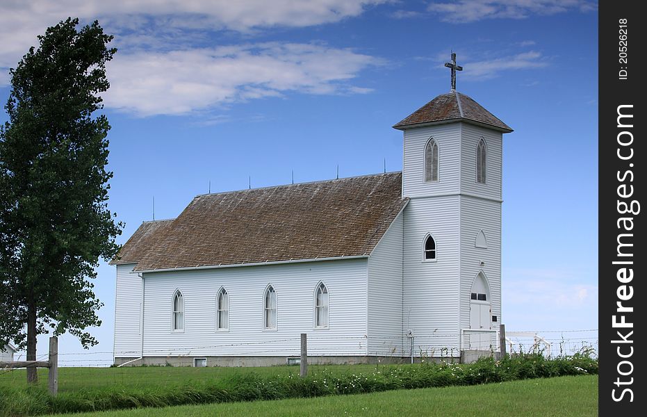 An old church located in South Dakota