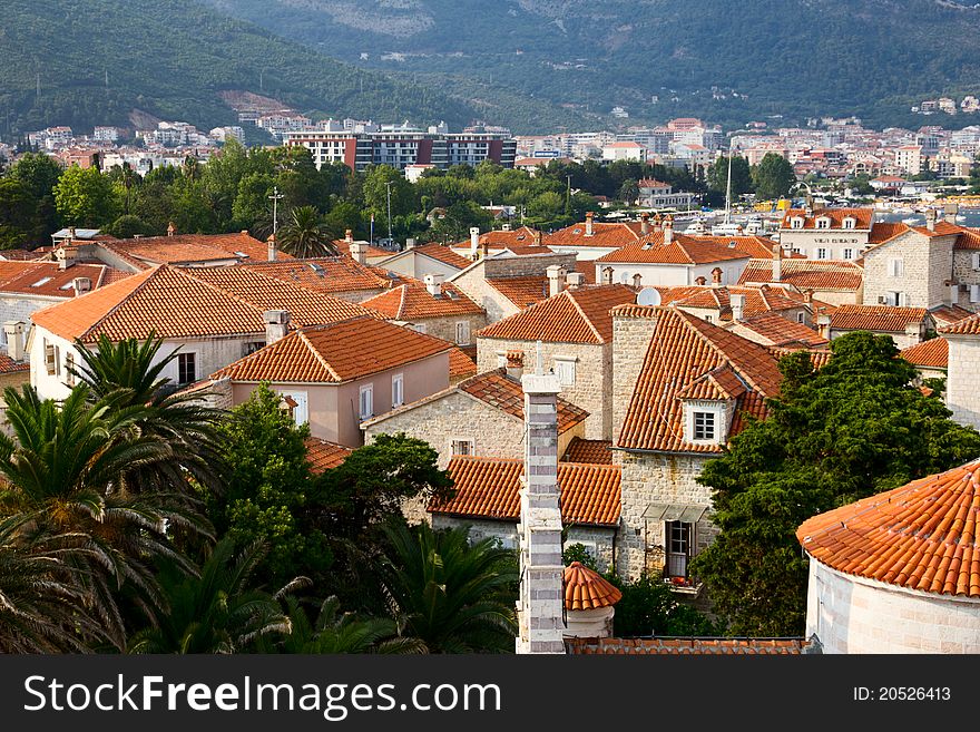 Old city. Montenegro. Budva. Nice view