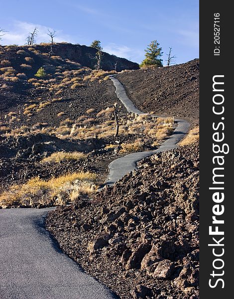 Craters of the Moon National Monument near Arco Idaho