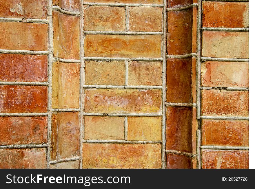 Old bricks wall background and texture