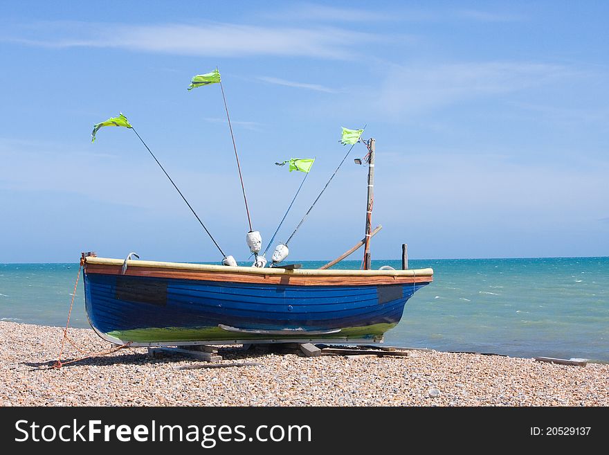 Fishing Boat on Beach