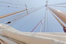 Views Of The Private Sail Yacht. Stock Images Views Of The Private Sail Yacht. Stock Images