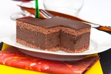 Chocolate Cake With Rum Stock Photo Chocolate Cake With Rum Stock Photo