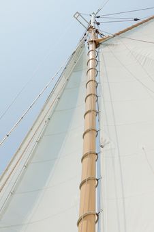 Views Of The Private Sail Yacht. Stock Images Views Of The Private Sail Yacht. Stock Images