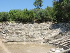 Ruins Of Ancient Theater Stock Photos Ruins Of Ancient Theater Stock Photos