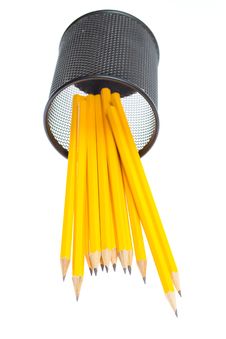 Close-up Of Pencils In Pencil Box Stock Images Close-up Of Pencils In Pencil Box Stock Images