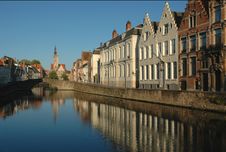 Bruges, Early Morning Stock Images Bruges, Early Morning Stock Images