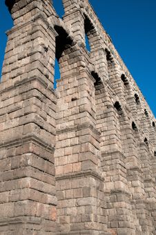 Roman Aqueduct Of Segovia Royalty Free Stock Images Roman Aqueduct Of Segovia Royalty Free Stock Images