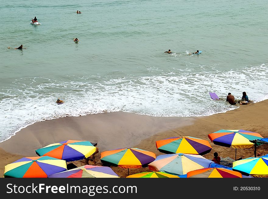 Umbrella on beach