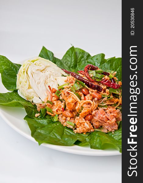 Thai food from mixed spicy ingredient for healthy. Thai food from mixed spicy ingredient for healthy