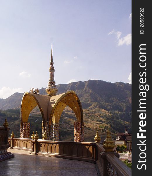 Mountain view at Khao Khor Thailand