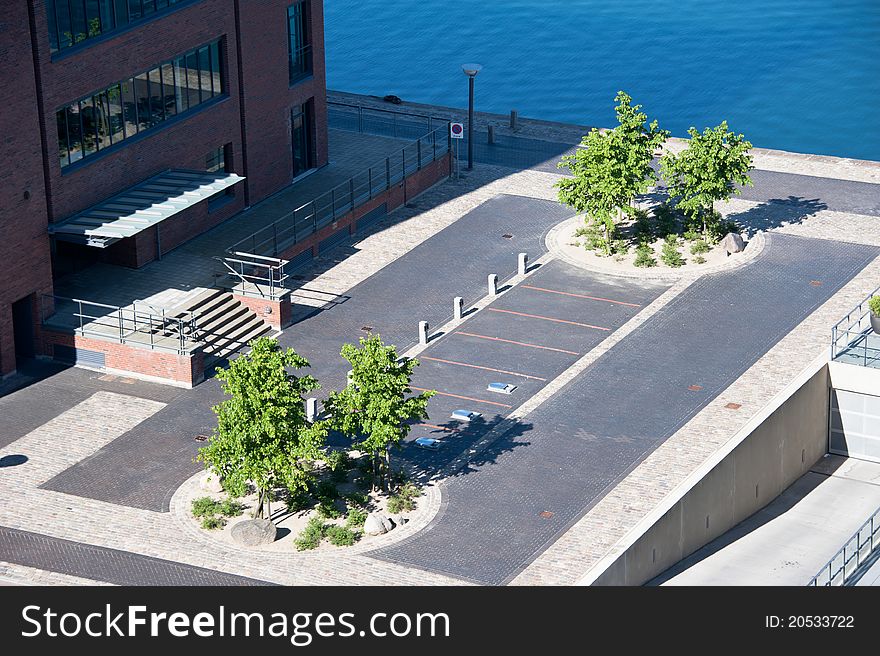 Parking area in Copenhagen(Denmark)