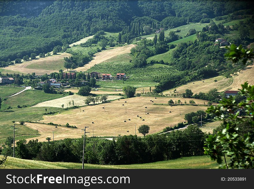 Vacation in rural area of Italy at summer. Vacation in rural area of Italy at summer