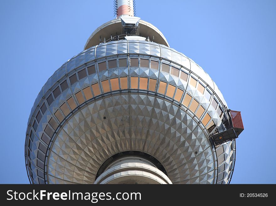 Berlin S TV Tower On Alexanderplatz