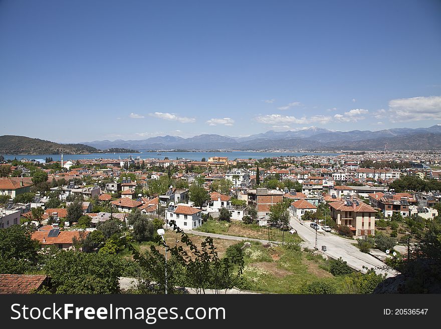 A seaside resort town Fethye, Turkey