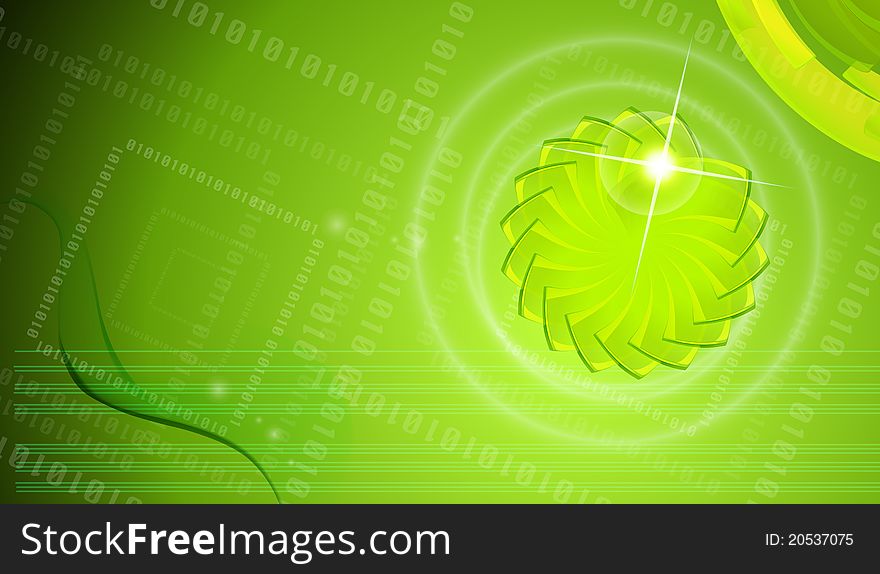 Abstract light glass art background