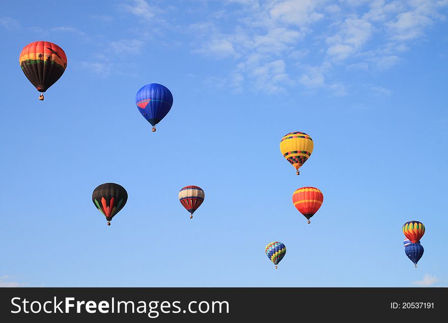 Hot Air Balloons set sail