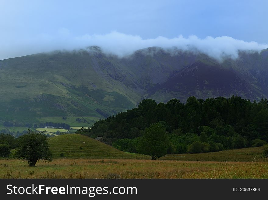 Blencathra from St Johns in the Vale - England. Blencathra from St Johns in the Vale - England
