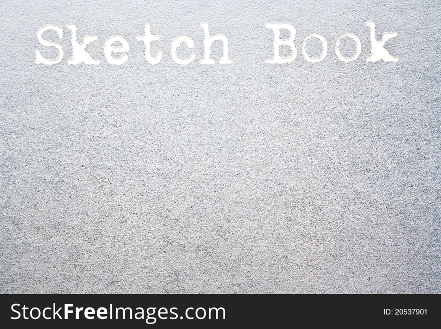 A sketch book or notebook for artist