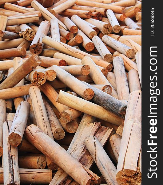 Details of firewood close up background