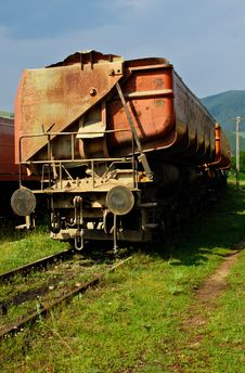 Freight Train HDR Royalty Free Stock Photography Freight Train HDR Royalty Free Stock Photography