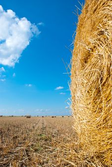 Straw Bale Close Up Stock Photo Straw Bale Close Up Stock Photo