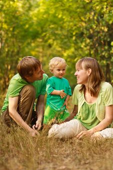Happy Family Together In Nature Stock Photo Happy Family Together In Nature Stock Photo