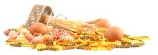 Different Kinds Of Italian Pasta Royalty Free Stock Photo Different Kinds Of Italian Pasta Royalty Free Stock Photo