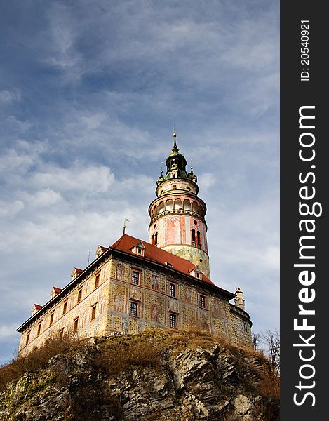 Castle tower of Cesky Krumlov