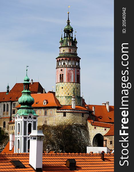 Castle tower of Cesky Krumlov