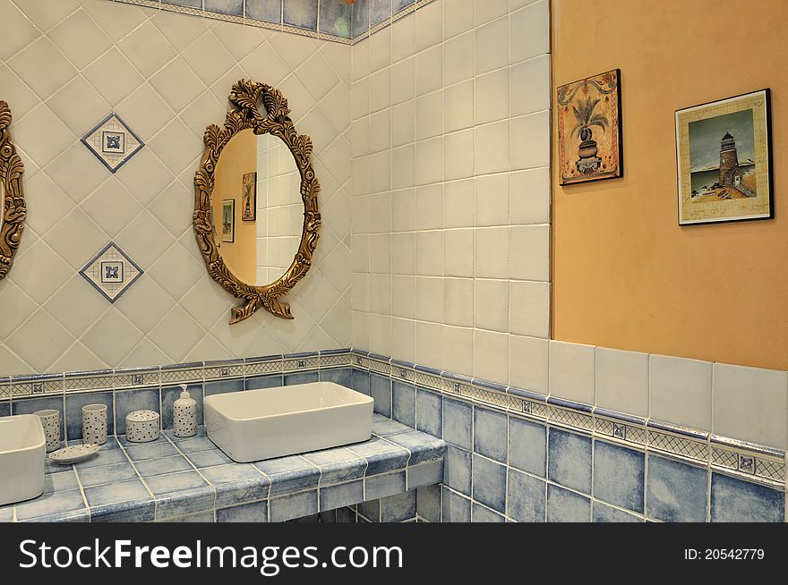 Washroom Interior And Decoration