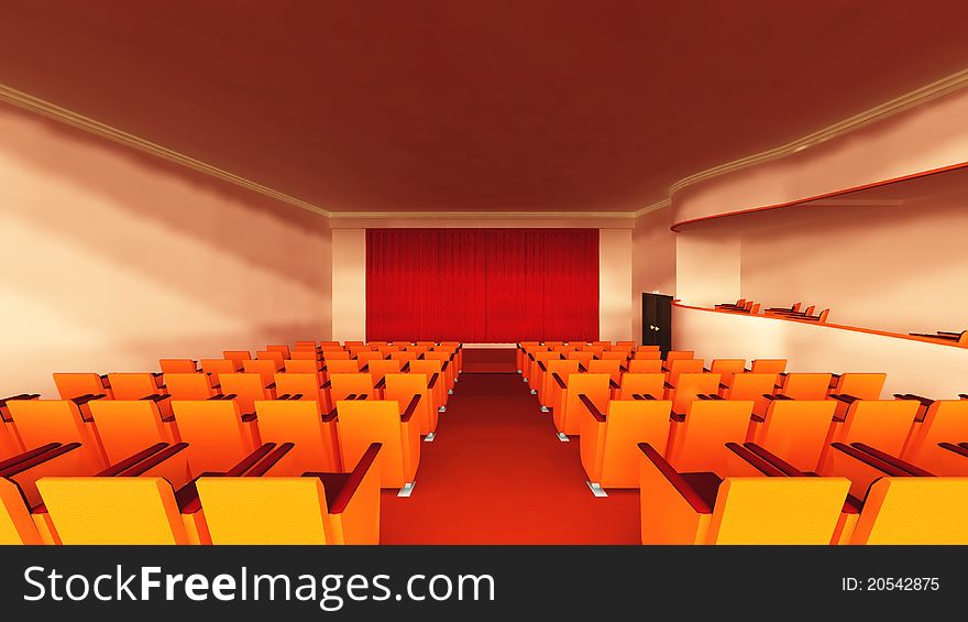 Image of the inside the theater