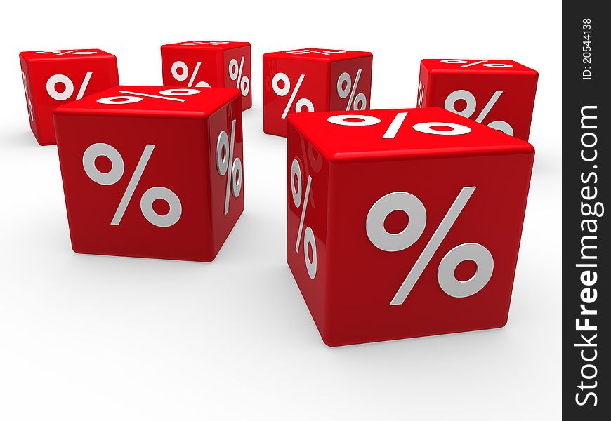 3d cube red sale discount retail percentage. 3d cube red sale discount retail percentage