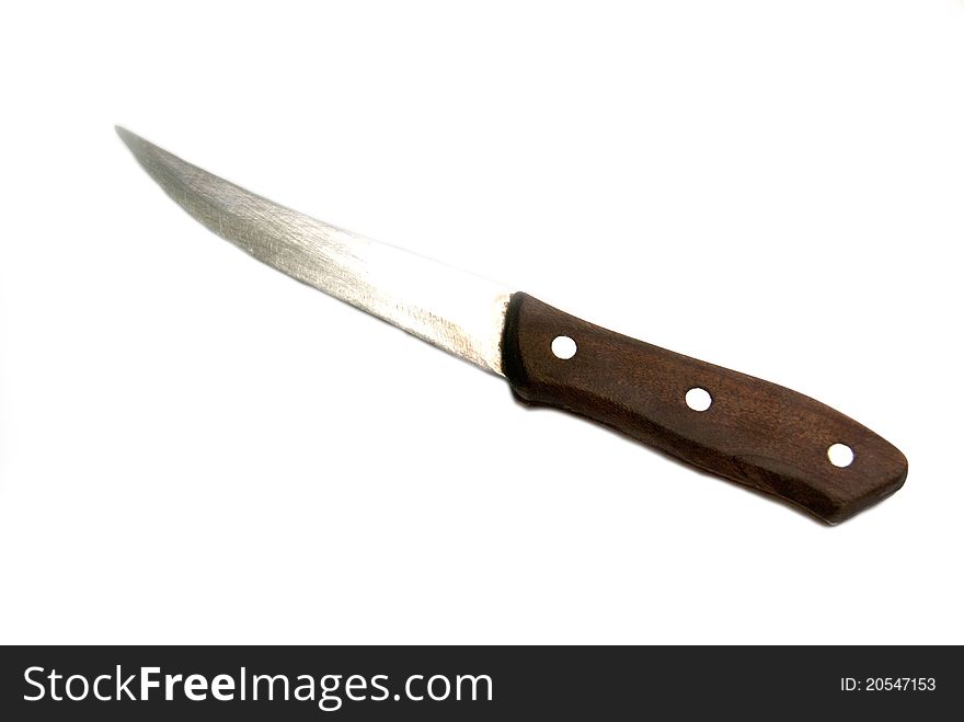 Knife isolated on white