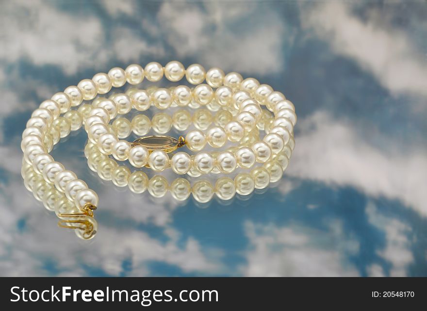 Elegant Pearls With Sky